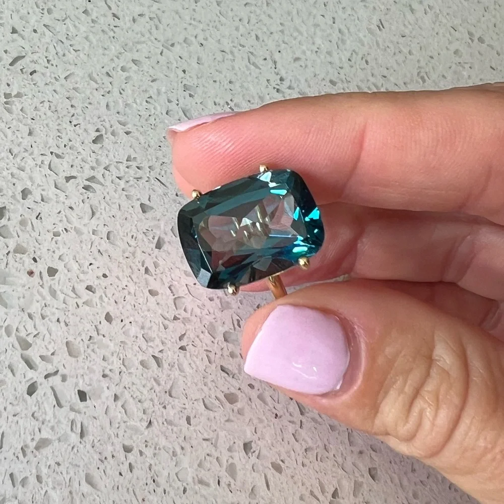 EFFY BLUE TOPAZ RING - Picture 5 of 10